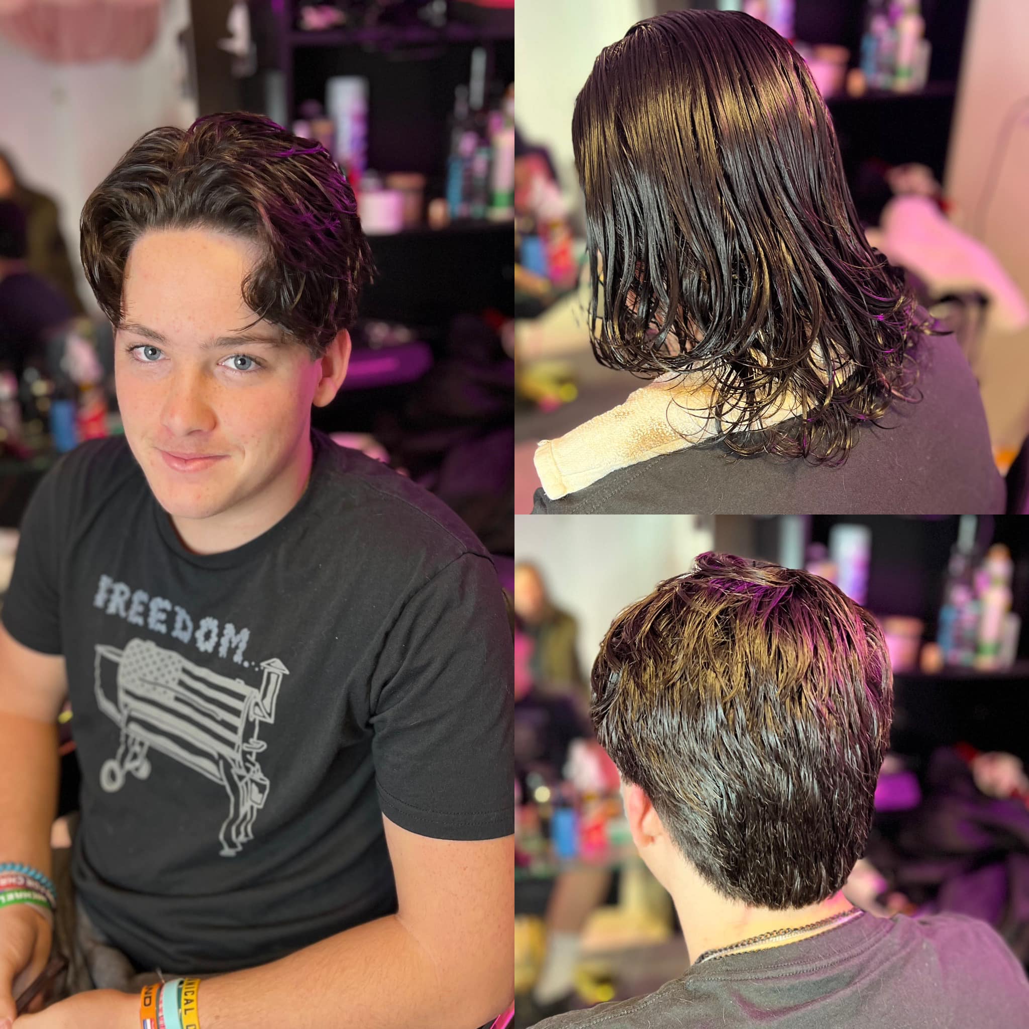 Precision haircut for men, creating sharp and clean looks.